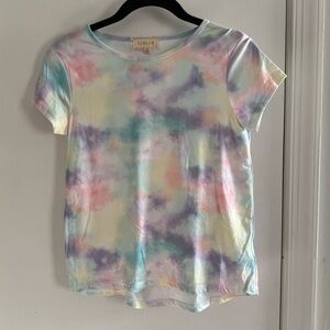 btween Pastel Tie-Dye Short Sleeve Tee Size 12